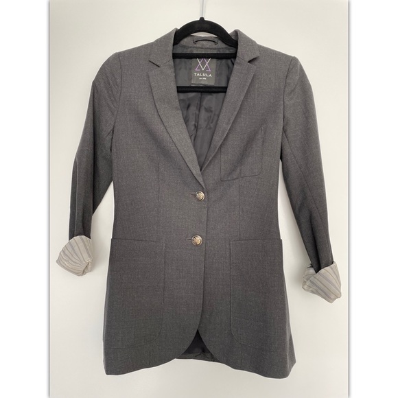 Talula dark grey blazer size 0 - Picture 4 of 7